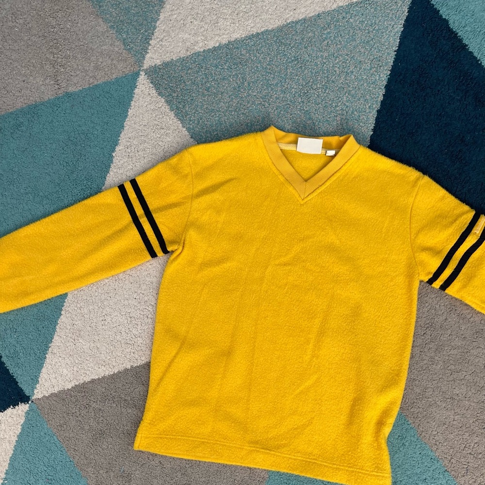 Yellow & Navy Blue Wool Sweatshirt Bugle Boy